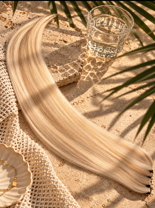 Straight Human Hair Extensions – 20", 60g