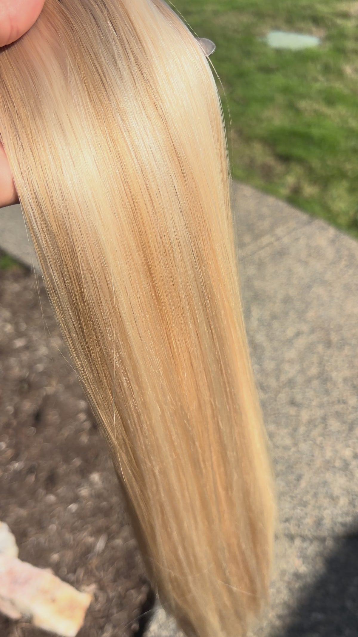 Straight Human Hair Extensions – 20", 60g